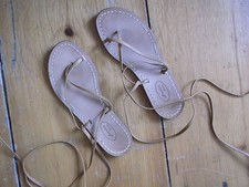 Spartiates 100% cuir modèle