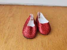chaussure Rouge  poupée paola