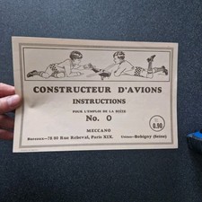 meccano NOTICE CONSTRUCTEUR