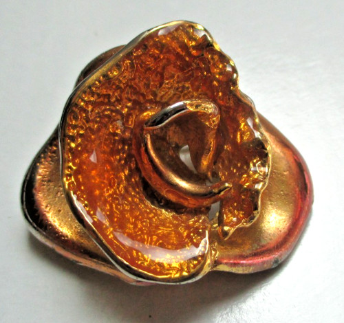 Ancienne broche couleur - , or