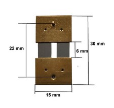 30 mm  Ressort de balancier Lame Horloge Clock Suspension Printemps Pendelfeder