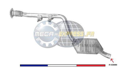 Catalyseur pour bmw 116i - pour,