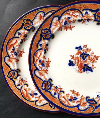 Superbe paire assiettes - superbe,