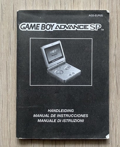 Game boy advance notice - game, sp