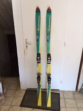 Ancien Skis 173cm ROSSIGNOL DV 7 /Fixations Marker Neige Montagne Chalet