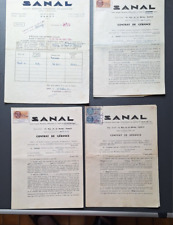 Lorraine: lot de contrat de