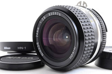 Objectif grand angle Nikon NIKKOR AI-S 24 mm F2,8 MF avec capot HN-1 TOP...