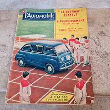 l'automobile n°118 fevrier 1956 /renault dauphine, fiat 600 essais isetta jawa..