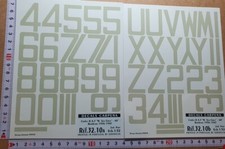 DECALS 1/32 CODES RAF GRIS MER 48 BOMBERS 1936-1947 PART 2 - CARPENA  3210