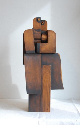 Couple sculpture cubiste
