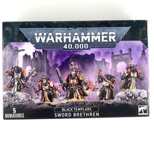 x5 Frères d'épée Black Templars Plastique Warhammer 40K | P-00KGB
