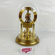 ➜HORLOGE PENDULE ANNIVERSAIRE 400 JOURS à poser/de table KUNDO sous globe/cloche