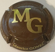 Capsule de Champagne GONEL M. (24c. Marron et or)