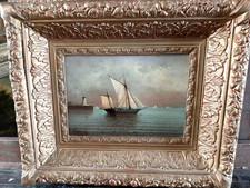 Huile sur panneau signé par