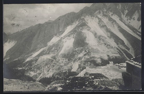 Carrare vue sur - la, carrière