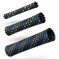 VIABLUE Bleu Tissu Tubulure