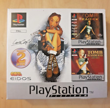Pack Tomb Raider 1 et 2 PS1 Complet FR TBE