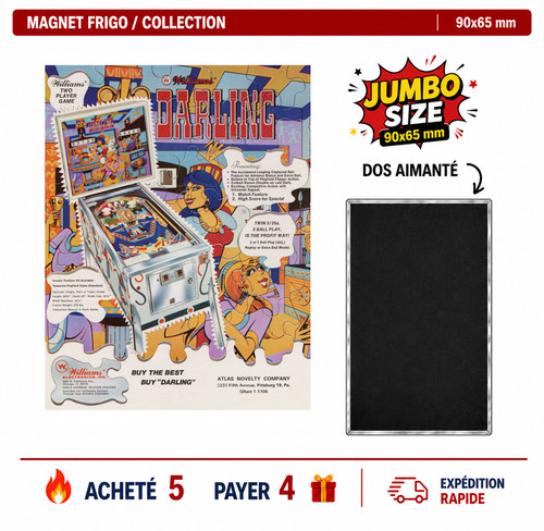 Magnet frigo darling - frigo, mm
