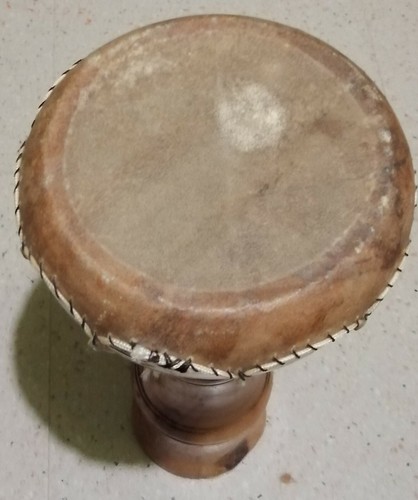 Djembe bois taille 42cm - djembe,