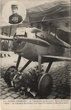 PC CAPITAINE GYNEMER LE VIEUX CHARLES AVION DE CHASSE SPAD AVIATION (A22643)