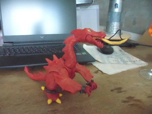 Playmobil dragon rouge - dragon,
