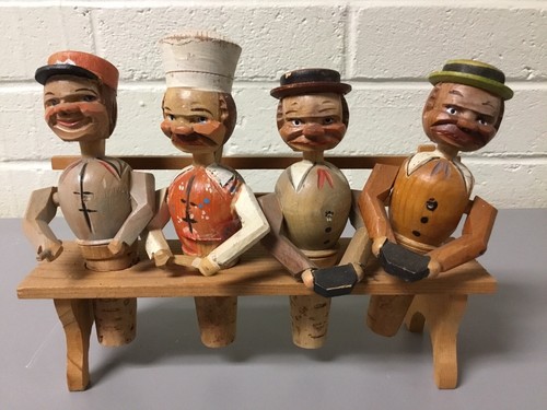Rare vintage hand - hand, carved