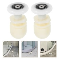  Lot de 8 roulettes de porte coulissante en verre pour salle de bain – Roues de