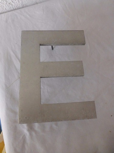 Ancien lettre metal enseigne - ancien,