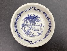 Coupelle publicitaire / cendrier / ramasse-monnaie Gien Rhum Saint James