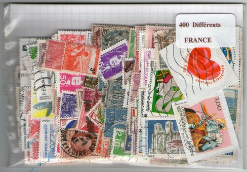 400 timbres obliteres - timbres,