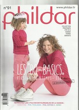 LIVRE CATALOGUE TRICOT HOMME FEMME ENFANTS PHILDAR N°91