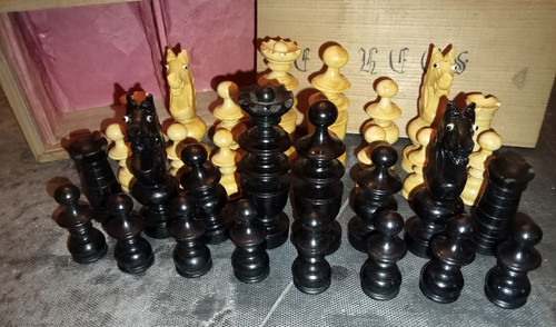 Ancien jeu échecs style - jeu,