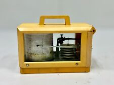 Rare barographe de navire catalan en laiton jaune instrument météorologique m...