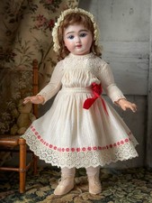 Eden Bébé Paris Poupée Ancienne en Porcelaine taille 7