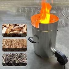 Poêle à bois sans fumée, four à gazéification efficace en acier allié