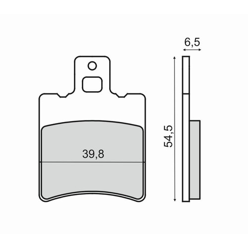 Plaquettes frein anterieur - plaquettes,