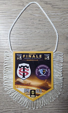 FANION  WIMPEL PENNANT  9x11cm RUGBY Finale TOP 14 2024 TOULOUSE - UBB BORDEAUX
