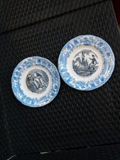 Lot  2 Assiettes Parlantes