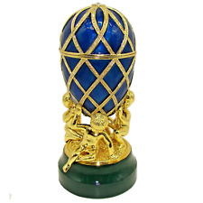 Oeuf Impérial Faberge egg Treillis diamants/ copie Oeuf Collection qualité musée