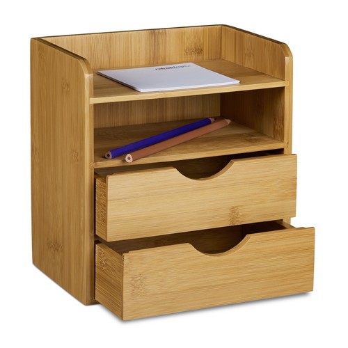 Organiseur bureau bambou - de,