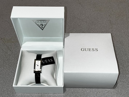 New guess silver tone black - new,