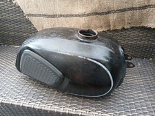 Ancien Reservoir Moto Ural  DNEPR   Noir Filets Blancs 