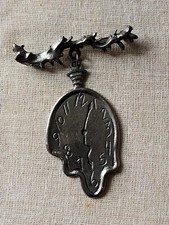 Broche Vintage Montre Dali Pas