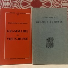 2 livres grammaire RUSSE