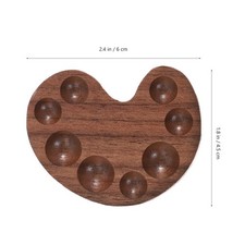 Palettes à aquarelle en bois