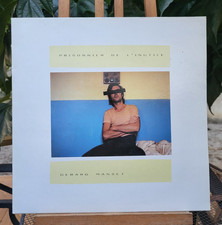 Gérard Manset  Prisonnier De L'inutile  LP 12" Fra 1985 Inner sleeve.