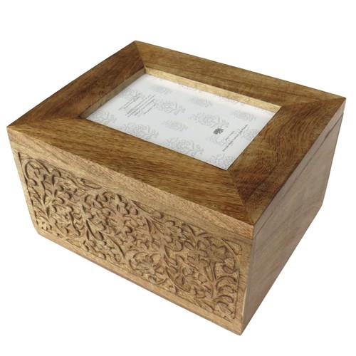 Grande boîte souvenir bois - boîte,