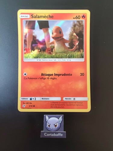 Carte pokémon salamèche - pokémon,