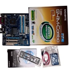 Carte mère GIGABYTE G41M-Combo Rev 1.4 LGA775 DDR2 DDR3 d'occasion