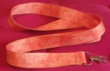 papillon orange butterfly TOUR COU cordon porte clef Badge KEYCHAIN clef lanyard